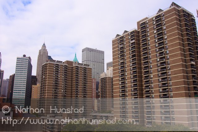 Residential buildings near the Brooklyn Bridge